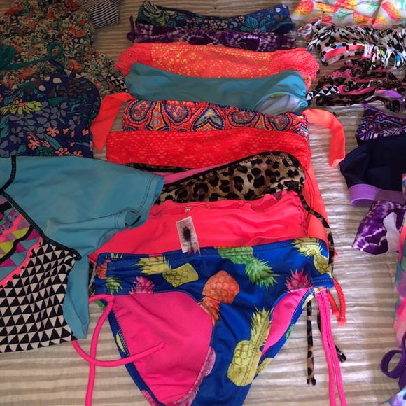 26 piece girls swimsuit lot size 6/8 - Picture 4 of 7